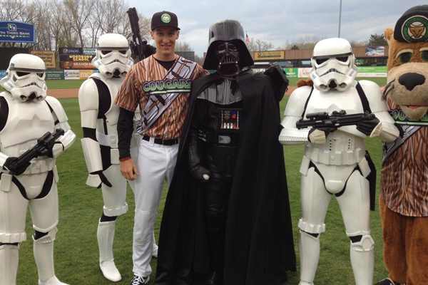 star wars baseball 2014 kane county cougars